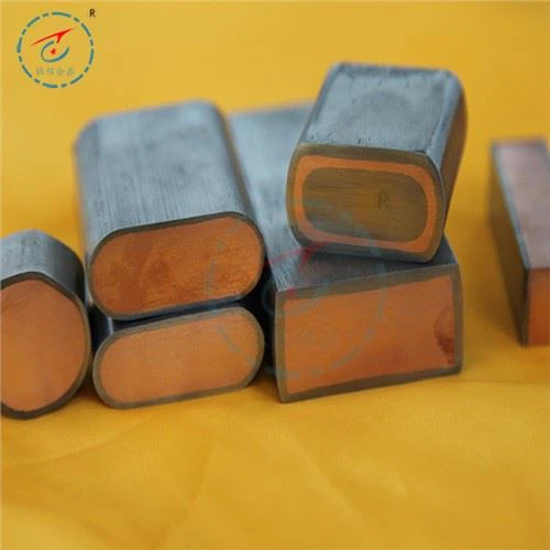 Medená tyč potiahnutá titánom